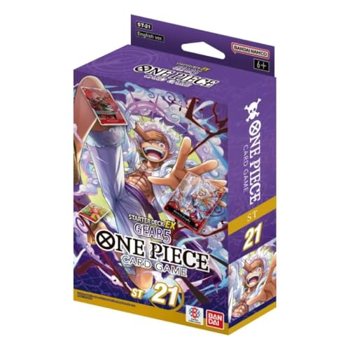 One Piece Tcg Starter Deck Ex: Gear 5 (St21) - 51 Carte, Maniche, Confezione Bonus