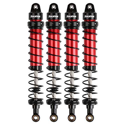 Injora Rc Ammortizzatori Set 4Pcs Rc Shock Absorbers Rc Dampers Per 1/10 Rc Crawler Axial Scx10 90046 Axi231017 Traxxas Trx-4 D90 (120Mm)