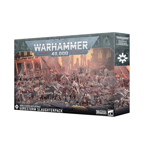 Games Workshop Warhammer 40.000 - World Eaters: Gorestorm Slaughterpack (Cofanetto Militare)