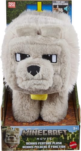 Mattel Peluche Di Minecraft Wolf Ftr