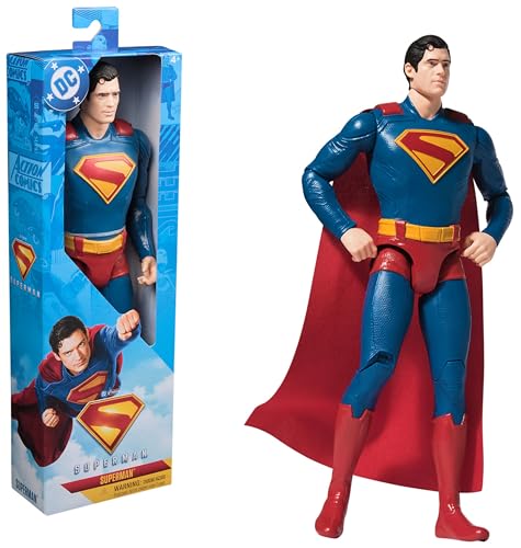 Dc Comics, Action Figure Dei Supereroi Superman Da 30 Cm, Giocattoli Per Gioco Di Finzione Per Bambini E Bambine, 4+ Anni