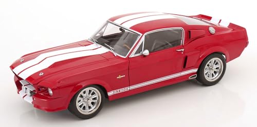 Kk Scale Kkdc120173 Mustang Shelby Gt500 Eleanor 1967 Red & White - Scala 1/12 - Modellino Auto