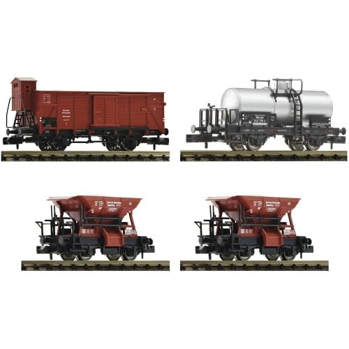 Fleischmann 6660120 N - Set Di 4 Treni Merci Drg