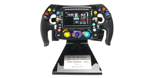 Minichamps 247200044 Steering Wheel Mercede. A-M-G W11 Lewis Hamilton World Champion 2020 - Scala 1/2 - Modellino