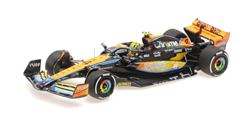 Minichamps 537236604 - Mclar Mcl60 Lando Norris Abu Dhabi Gp 2023 - Scala 1/43 - Modellino Auto