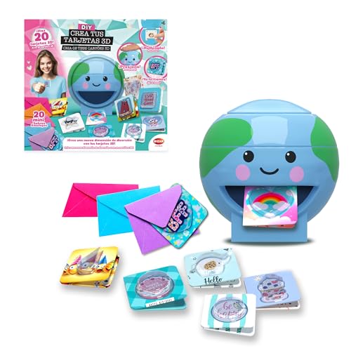 Bizak Sticker-Maker Crea Le Tue Carte 3D, Divertente Macchina Per Creare Cartoline E Cartoline Di Fleggiatura Uniche E Personalizzate, Regalo Per Raga