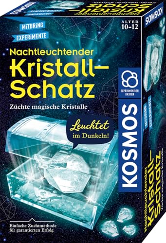 Nachtleuchtender Kristall-Schatz: Experimentierkasten