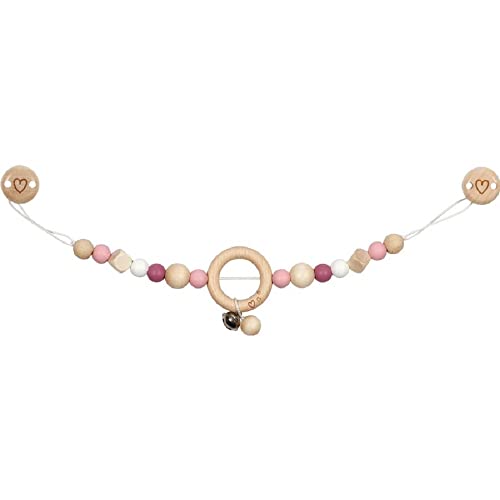 Goki- Catenina Per Passeggino, Cuore Ciondoli, Multicolore, L, 65249