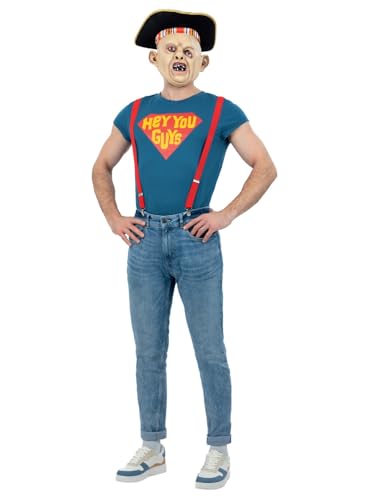 Smiffys Costume Da Bradipo Dei Goonies, Bretelle, Cappello, Maschera, Licenza Ufficiale The Goonies, Costume Per Adulti