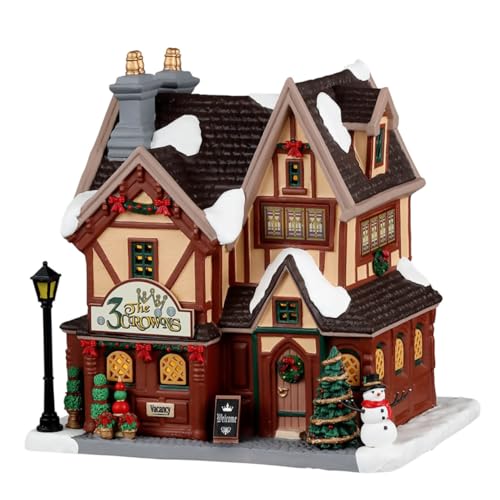 Lemax- Natale Caddington Village Lighted Building: The 3 Crowns Inn, Multicolore, 35043