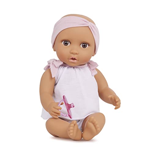 Babi Moda 14" Baby Doll W/2Pc Body Suit & Pink Headband, Multicolore, Medium, Bab7225Z