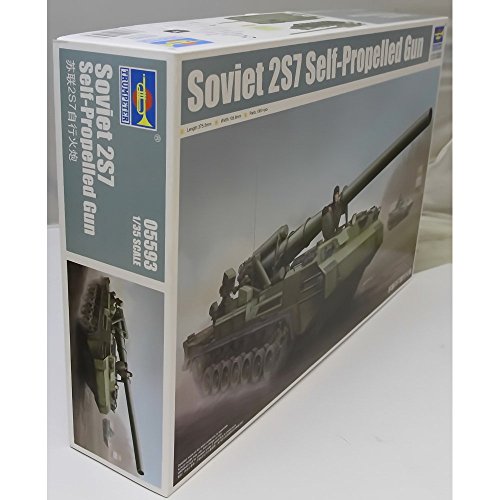 Trombettista 05.593 - Kit Modello Sovietico 2S7 Automotrici Gun Auto