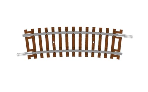Hornby Tt Tt8020 Scartamento Tt, 15 Extra Per Modellini Ferroviari, Pezzi Di Binari Del Trenino, Include: 1X 267 Mm 1° Raggio Mezza Curva, Colore Marr