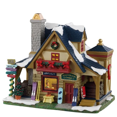 Lemax- Vail Village Lighted Building: Havenwood Lodge, Multicolore, 35047