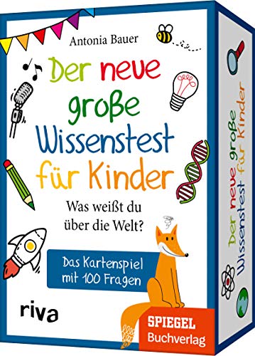 Riva / Riva Verlag Der Neue Große Wissenstest Für Kinder: Das Kartenspiel Mit 100 Fragen