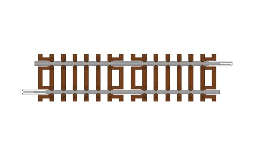 Hornby Tt Tt8012 Scartamento Tt, Extra Per Modellini Ferroviari, Pezzi Trenino Giocattolo, Include: 1 Binario Rettilineo Da 83 Mm, Colore Marrone