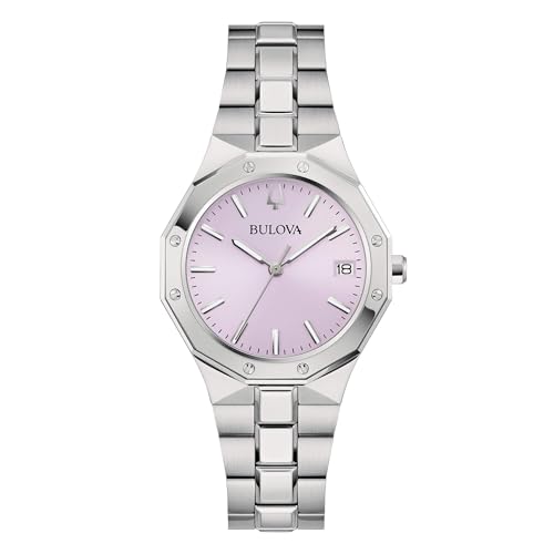 Bulova Orologio Al Quarzo Donna Octagon Trendy Cod. 96M170
