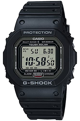 Casio G-Shock Gw-5000U-1Jf [20 Atm Water Resistant Solar Radio Wave Gw-5000 Series] Spedito Dal Giappone, Nero, Moderno, Nero, Moderno