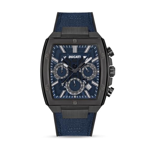 Ducati Orologio Analogico Da Uomo Con Quadrante Blu - Dtwgo0001004