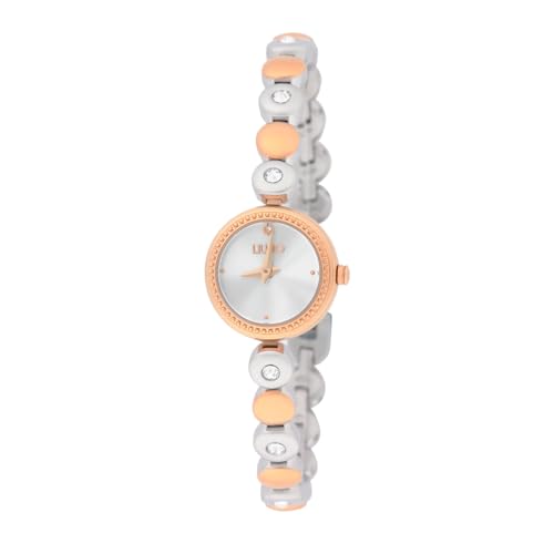 Liu Jo - Orologio Elegante Da Donna Al Quarzo In Acciaio - Modello Fashion Lunar Tlj2511 - Orologio Con Cinturino A Bracciale Rigido Regolabile