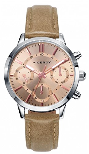 Viceroy Watches Mod. Women 471032-97 - Stainless Steel - Leather/Cuoio - 35Mm - 50 Meters