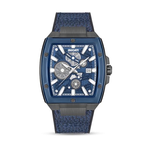Ducati Orologio Analogico Da Uomo Con Quadrante Blu - Dtwgb0000703