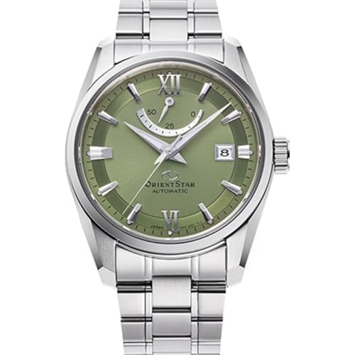 Orient Star Orologio Da Uomo Con Cinturino In Acciaio Inox Verde Contemporaneo Re-Au0107E00B
