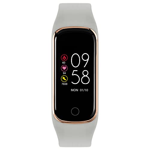 Reflex Active Rilevatore Di Attività Serie 8 Con Touch Screen A Colori E Durata Della Batteria Fino A 7 Giorni Ra08-2122, Grigio, Moderno