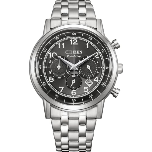 Citizen Orologio Cronógrafo Eco-Drive Da Uomo Con Cinturino In Acciaio Inossidabile Ca4630-53E