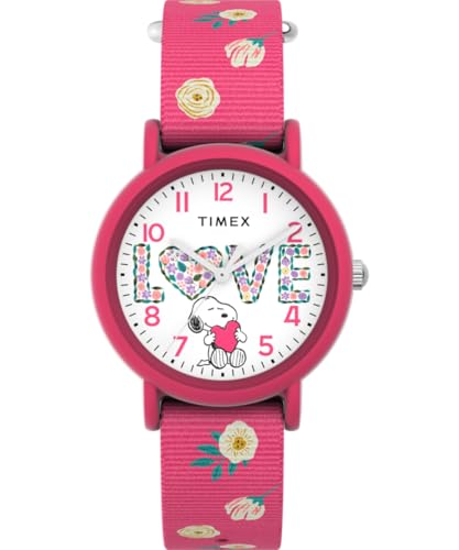 Timex Orologio Analogico Al Quarzo Girl'S Con Cinturino In Tessuto Tw2W83200