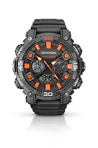 Sekonda Orologio Da Polso, Digitale, Uomo, Plastica, Grigio