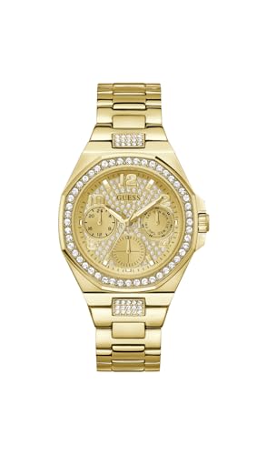 Guess Orologio Analogico Al Quarzo Donna Con Cinturino In Acciaio Inossidabile Gw0777L2