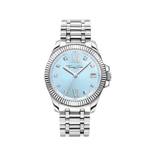 Thomas Sabo 89016681 - Orologio Da Polso Da Donna, Analogico, Al Quarzo, Taglia Unica, Colore: Argento, Misura Standard, Argento, Standard Size