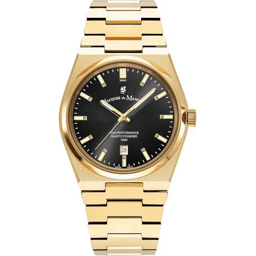 B Jacques Du Manoir Orologio Analogico Uomo Con Cinturino In Acciaio Inossidabile Jwg03504