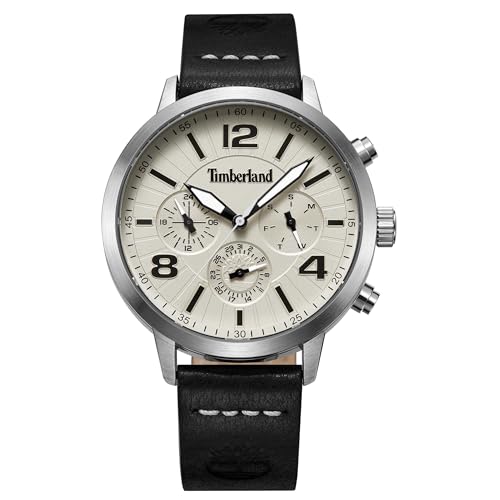 Timberland Orologio Analogico Al Quarzo Uomo Con Cinturino In Pelle Tdwgf2182202