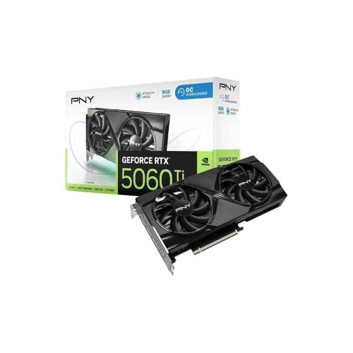 Pny - Carte Graphique - Geforce Rtx™ 5060 Ti - 8Gb - Overclocked Dual Fan Dlss 4