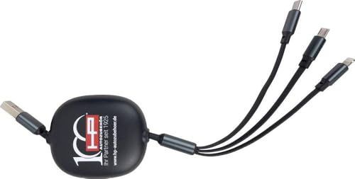 Hp Autozubehör Cavo Di Ricarica 3 In 1 Allungabile Caricatore Usb Corrente Di Uscita (Max.) 2 A Numero Di Uscite: 3 X