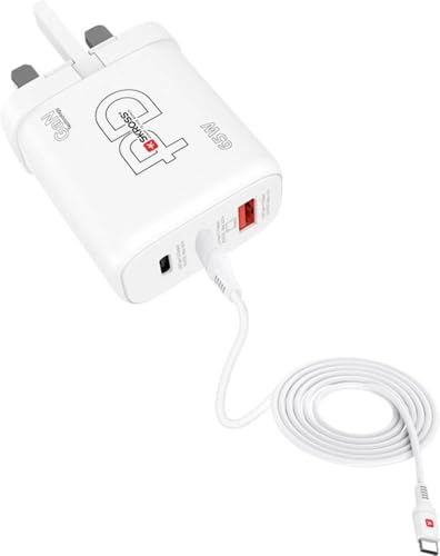 Skross Power Charger 65W Pd Gan Combo+ Uk Usb-Ladegerät Innenbereich Ausgangsstrom (Max.) 3.25A Usb