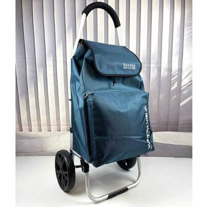 Carrello della spesa con tasca termica, facile da salire sulle scale, impermeabile, resistente all'usura, di alta qualità, con ruote morbide, realizza