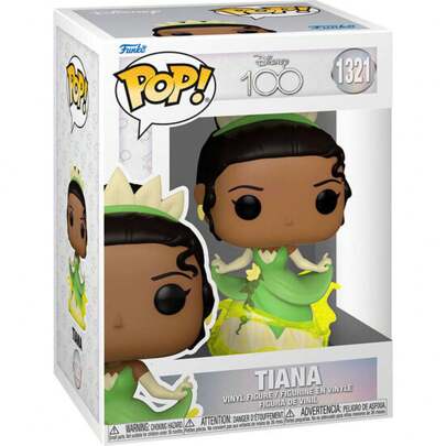 FIGURA POP TIANA 100° ANNIVERSARIO DISNEY - Edizione limitata Funko Pop da collezione - Funko Pop Design dettagliato e realistico - Funko Pop Ideale c