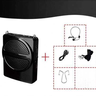 Megafono E126, microfono radio, megafono portatile, guida turistica, altoparlante didattico