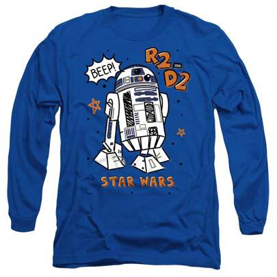 Maglietta unisex adulta R2D2 (blu royal)