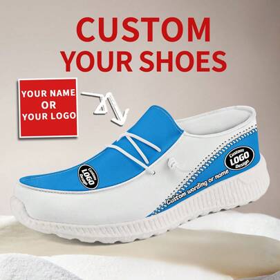 1 Paio di scarpe da loafer personalizzate con nome Carolina Baseball, scarpe da loafer con nome personalizzato, loafer con suola spessa in E-TPU perso