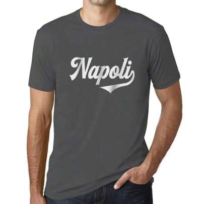 T-shirt Napoli da uomo – Napoli – T-shirt grafica eco-responsabile regalo vintage novità