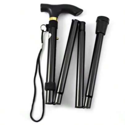 Trekking Campeggio Bastoncini da alpinismo Bastone da passeggio Bastone telescopico Bastoncini da trekking Bastone pieghevole Stampelle Palo unisex