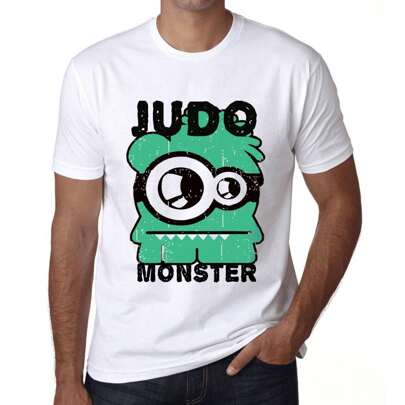 T-shirt Judo Monster da uomo – Judo Monster – T-shirt grafica eco-responsabile Regalo vintage Novità