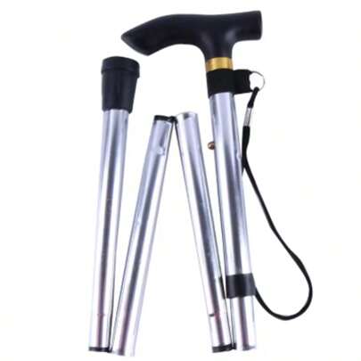 Trekking Campeggio Bastoncini da alpinismo Bastone da passeggio Bastone telescopico Bastoncini da trekking Bastone pieghevole Stampelle Palo unisex
