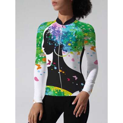 Nuova Maglia Ciclistica 2025, Abbigliamento Ciclismo Donna Manica Lunga