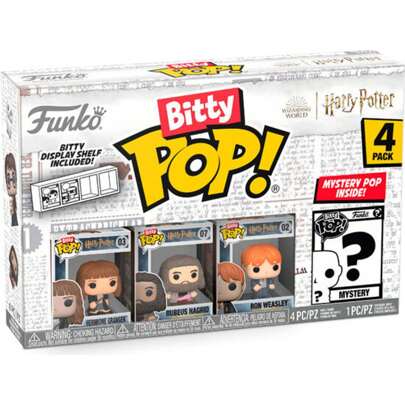 Blister di 4 Figure Bitty Pop Harry Potter Hermione - Blister di Figure di Alta Qualità - Blister di Figure con Dettagli Realistici - Blister di Figur