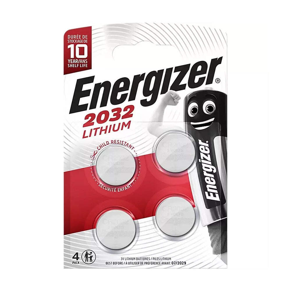 Batteries Au Lithium Energizer CR2032, 4 Pcs.